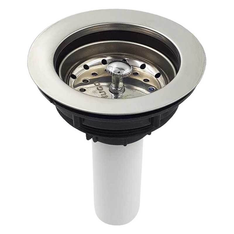 CONTRACANASTA PARA FREGADERO PVC BLANCA