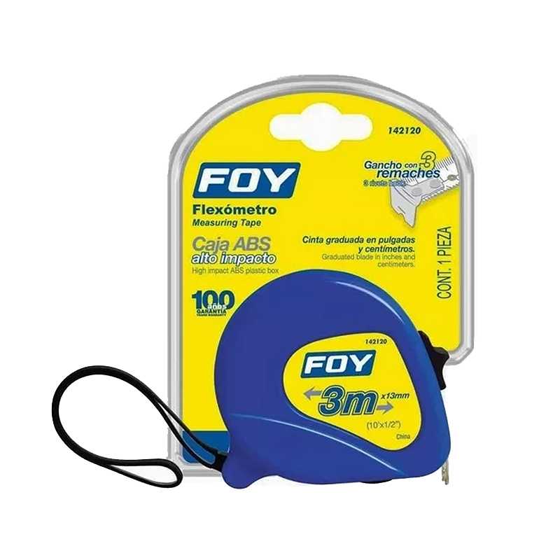 FLEXOMETRO FOY 3 MTS.