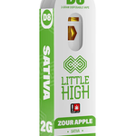 LITTE HIGH DISPOSABLE D8 ZOUR APPLE SATIVA 2G