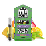 TRE HOUSE CARTRIDGE GREEN CRACK (LIVE RESIN/D8)
